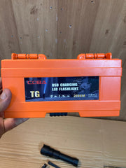 Coba USB Charging LED Flashlight, Handheld Torch Model- TG