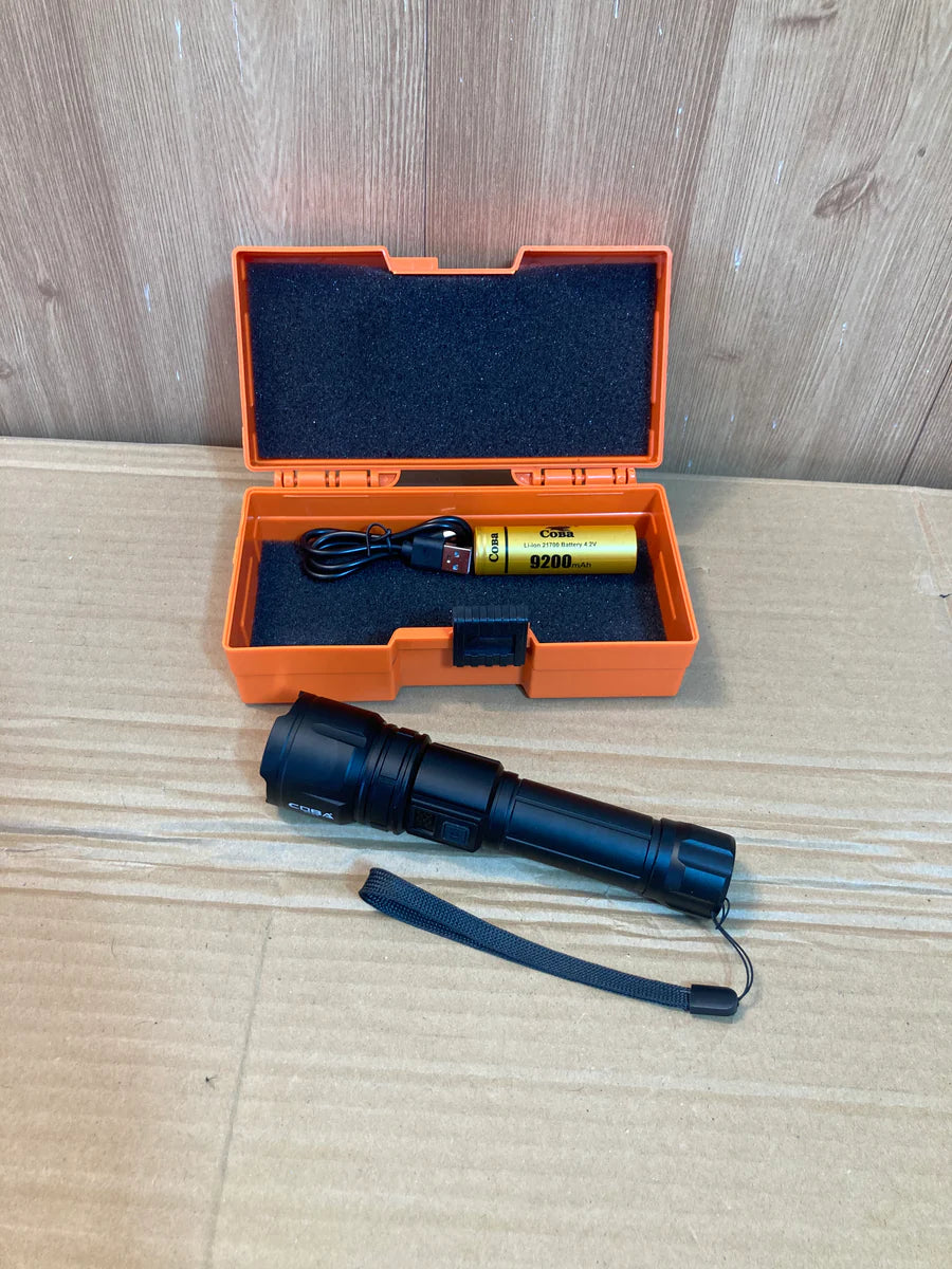 Coba USB Charging LED Flashlight, Handheld Torch Model- TG